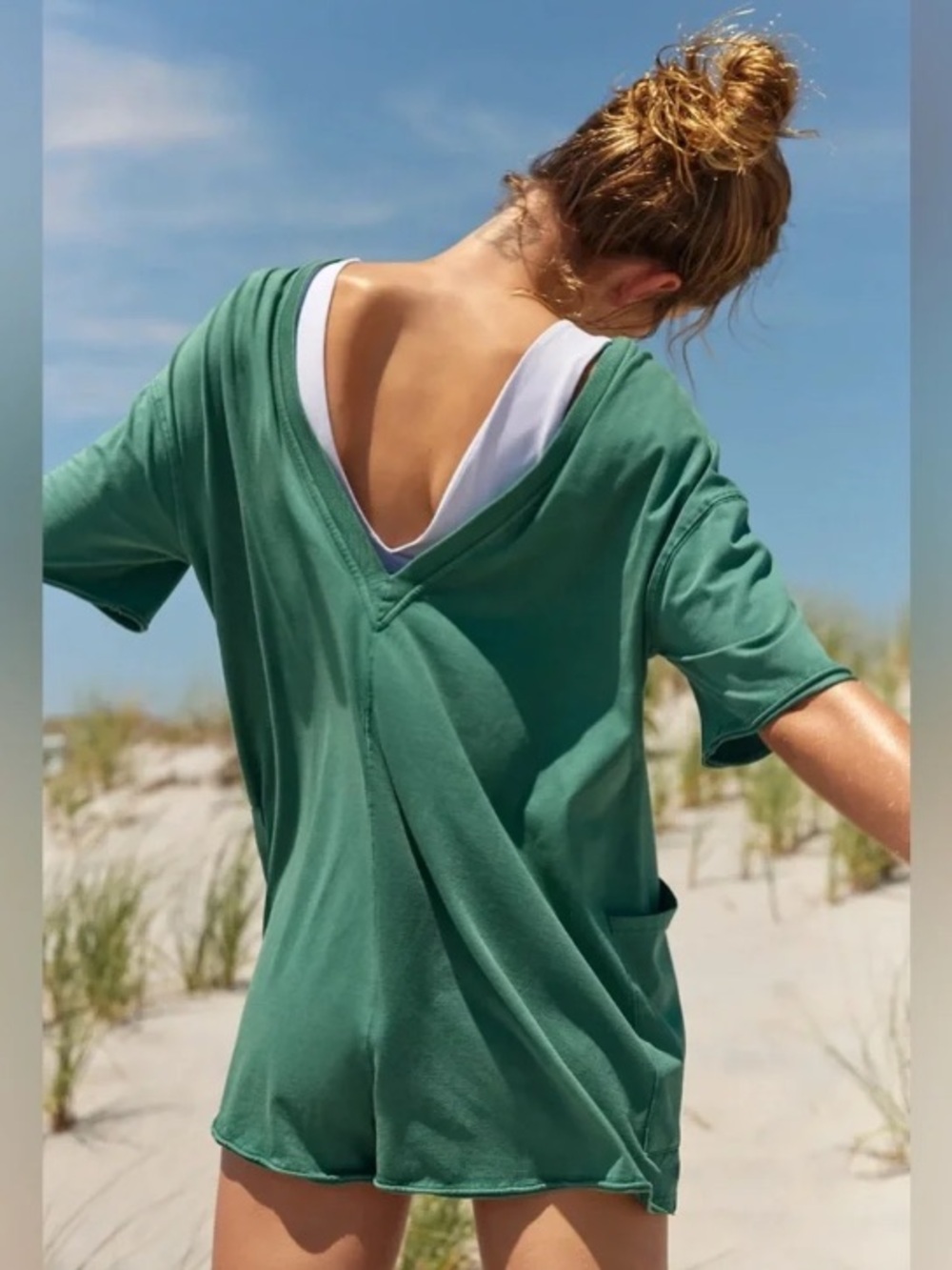 Hot shot tee romper